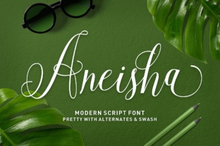 Aneisha Script: Elevating Modern Design with Elegant Typography