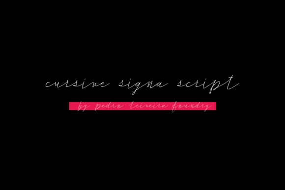 Cursive Signa Script: Modern Elegance in Typography