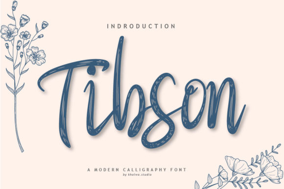 Discover the Artistic Flair of Tibson Script for Modern Design