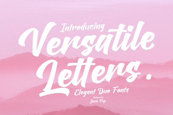 Discover the Versatile Letters Duo Script: A Designer's Toolkit