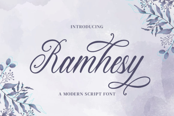 Elevate Your Brand with Ramhesy Script Typography