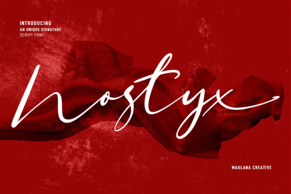 Elevate Your Brand with the Nostyx Script Font