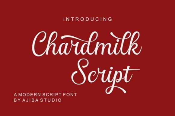 Elevate Your Designs with the Chardmilk Script Font