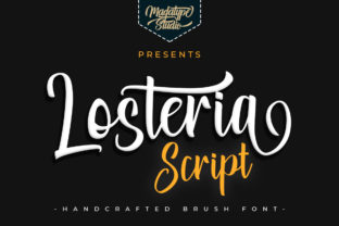 Losteria Script: Elevating Design with Handmade Charm