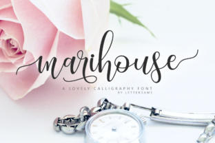 Marihouse Script: A Calligraphy Font for Modern Design
