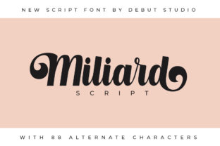 Milliard Script: Elevate Your Design with Flowing Typography