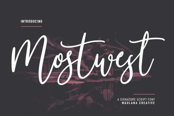 Mostwest Script: Elevating Design with Elegance