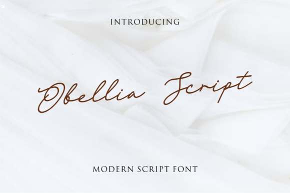 Obellia Script: A Modern Typeface for Elegant Branding