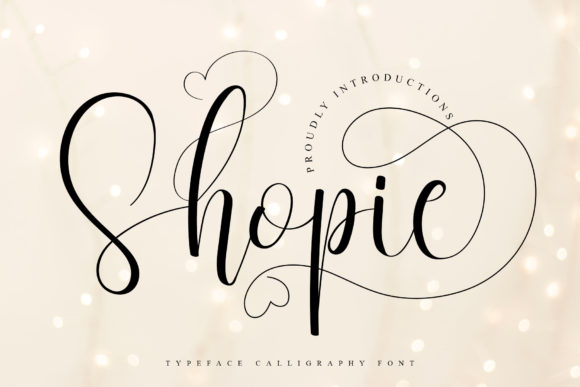Shopie Script: A Dazzling Script Font for Elegant Design