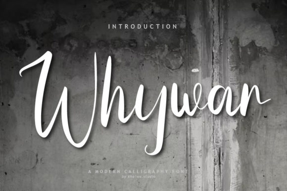 Whywar Script: Elevate Your Design with Timeless Typography