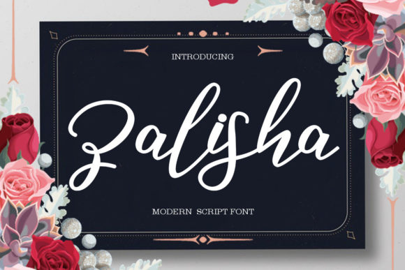 Zalisha Script: The Modern Font for Elegant Design